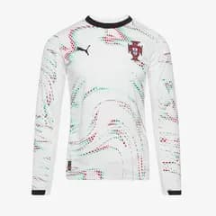 【送料無料・匿名配送】PUMA プーマ ポルトガル代表 2025 アウェイ ユニフォーム 長袖 白 並行輸入 新品 正規品 2026W杯