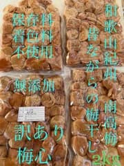和歌山　紀州　訳あり南高梅　梅干し　無添加　備蓄食としても使えます　梅流し対応可　今月号の雑誌クロワッサンに紹介されています