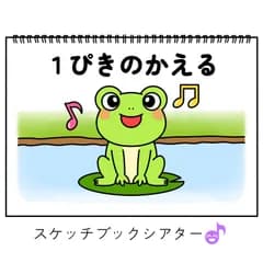 スケッチブックシアター素材「すうじのうた」保育教材数字の歌お誕生日会手遊び歌てあそびうた童謡歌シアター★