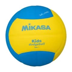 新品 ミカサ(MIKASA) スマイル ドッジボール 1号 (幼児~小学生向け) 150ｇ 黄/青 SD10-YBL 推奨内圧0.10~0.15(kgf/)