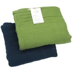8重ガーゼケット2枚セット 日本製  85×115cm 綿100％ コンパクト 泉大津ブランド