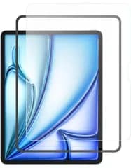 ★NIMASO アンチグレア ガラスフィルム iPad Air 11インチ M4 2026用/M3 2025用/M2 2024用 保護 フイルム 強化 ガラス サラサラ 反射低減 指紋防止 ガイド枠付き アイパッド  DTB24E1255