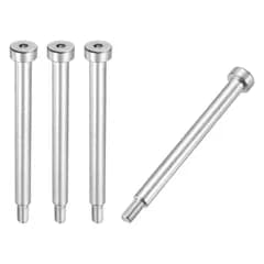 新品 uxcell 4個入り 六角穴付ショルダーボルト M6x1 肩径8mm 肩長80mm 304ステンレス鋼製 キャップネジ