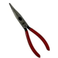 MAC TOOLS マック ハンドツール ペンチ ベントロングノーズプライヤーカッター付 P18 レッド