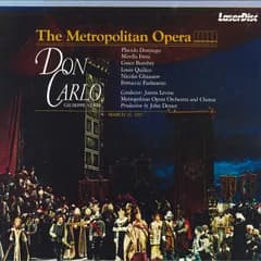2discs LASERDISC James Levine Verdi: Don Carlo: Metropolitan Opera SM1580016 PIONEER /01300