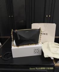 LOEWE チェーンショルダーバッグ ブラック
