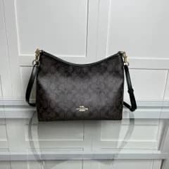 新品未使用 COACH コーチ ショルダーバック シグネチャー ダークブラウン