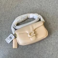 COACH ピロータビーショルダーバッグ C3880 クリーム色