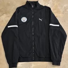 PUMA マンチェスター・シティ ブラック ウィンドブレーカー L