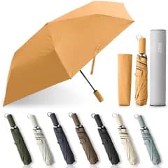 【新品】 weer 創業100年 折りたたみ傘 自動開閉 約185g ワンタッチ UVカット100% カーボン親骨 折り畳み傘 折りたたみ日傘 コンパクト 日傘 丈夫 メンズ レディース 晴雨兼用 軽量 ウェア 50cm オレンジ