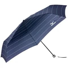 【新品】 [MOONBAT(ムーンバット)]MIZUNO ミズノ 折りたたみ傘 ボーダー柄 グラスファイバー骨使用 メンズ ディープブルー 日本 親骨の長さ:60 全長(収納時):約26.5 (開閉時):約61 直径:約104 手元の長さ:約3 (-)
