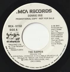 7” Donnie Iris The Rapper MCA51153 MCA Records /00080