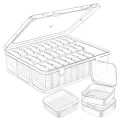Aurenne ビーズオーガナイザー ボックス ビーズケース 小分けケース 収納 ビーズ ジュエリー 裁縫 小物収納 31個セット 