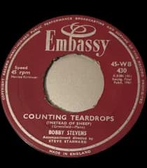 7” Bobby Stevens Counting Teardrops (Instead Of Sheep) / Sway (Quien 45WB430 Embassy /00080