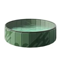 空気入れ不要 折りたたみ式 ビニールプール 犬用プール 水遊び 家庭用 ペット用可能 室内/ベランダ/庭 (100*30cm)