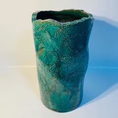 傘立て 緑幾学 花器 花瓶 華道 花道 お花 生け花 花立 花入 水器 壺 鉢 甕 送料込み フォロー割 クーポンご利用可能 お値引き交渉可能 一点限り