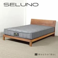 ◾︎SELUNO◾︎  【展示美品】MASTERWAL  マスターウォール  LUNA / ルナ ダブルベッド / ウォールナット無垢材  46万  x537