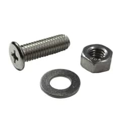 新品 ダイドーハント(DAIDOHANT) 超低頭 小ねじ セット (ナット ・ ワッシャー 付) ステンレス (呼び径d)4mm x (長さL)30mm (入数:6本) 10179265