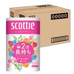 新品 トイレット ダブル 2倍長持ち 50m 48ロール スコッティ (ケース品)
