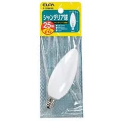新品 朝日電器 ELPA シャンデリアＥ１２２５Ｗ G-72NH(W)