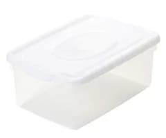 新品 サンコープラスチック 収納ケース シンプルホワイト 幅22.7×奥行32.7×高さ14.7cm スカイケース No.300 (日本製) 172495