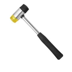 新品 ハンマー ゴムハンマー コンビハンマー コンビネーションハ ンマー デントリペア 小型 両頭兼用 滑り止めパイプ柄 取り外し可能 家具 25mm