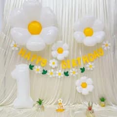 【在庫処分】1歳 誕生日 飾り付け、バースデー 飾り 誕生日 バルーン 飾り バルーンフラワー 誕生日 かざりつけ 女の子