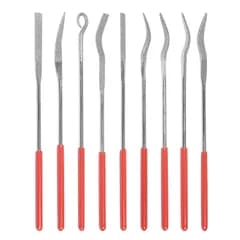 【新着商品】ステンレス製 10本組 研磨 金属/木工/鉄工用 セット やすりセット DIY ヤスリ モデル ホビー ダイヤモンド 研磨ツール 3*140mm サムコス (B)