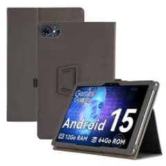新品 Nutmeg TABWEE T80 ケース カバー TABWEE T80 タブレットケース 10.5インチ 耐衝撃 ハンドストラップ付き ブラック 専用 360度保護 軽量設計 防水防汚（ブラック）