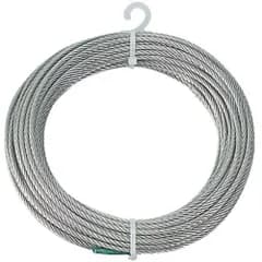 新品 トラスコ中山(TRUSCO) ステンレスワイヤロープ Φ3.0mm×20m CWS-3S20