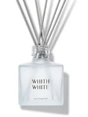 [ インテリアに溶け込む ] WHITH WHITE(フィス ホワイト) ルームフレグランス アクセサリ ギフト 爽やか 優しい香り リードディフューザー 芳香剤 スティック付き 200ml 約2.5ヶ月分 サボン 国内発送