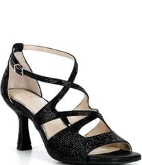 アレックスマリー レディース シューズ サンダル Alex Marie Skylarhinestonembellished Strappy Dressandals Black ブラック