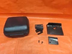 LF384* クラウンマジェスタ UZS186/後期 純正 クリーンボックス ダストボックス ゴミ箱 黒革 レザー調 ブラケット付 /UZS187