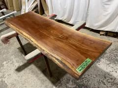 ブラックウォールナット9655　一枚板無垢 乾燥材　1910ｘ670-600-600ｘ50mm カウンター　ローテーブル　センターテーブル　テーブル