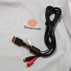 【極美品・純正】ドリームキャスト S端子ケーブル SEGA HKT-7900