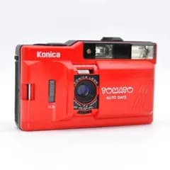 【訳あり、動作ＯＫ】Konica TOMATO AUTO DATE コニカ トマト コンパクトフィルムカメラ