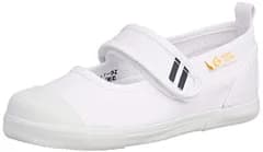 [キャロット] 上履き マジック 14~25cm 0.5cm有 キッズ CR ST13 ホワイト 15.5 cm 2E
