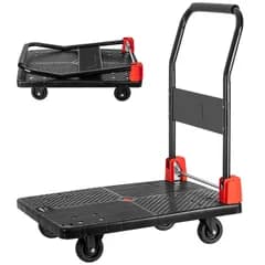 MEICHEPRO 業務用静音台車 手押し台車 平台車 折りたたみ キャリーカート 運搬カート 家庭用 (タイプA)mt a038ef31