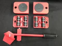 台車 レッド　1セット　リフター軽量 移動キャリー 家具移動リフター 家具移動ツール 家具 移動 便利グッズ