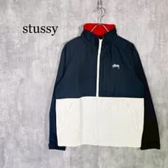 『stussy』ステューシー (M) ツートンカラー ナイロンジャケット