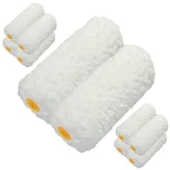 ★新品★塗装ローラー マイクロファイバー ４インチ 毛丈18mm 10本セット 塗料含み良好 水性・弱溶剤対応 DIY塗装用