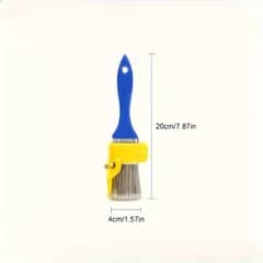 【DIYに最適】2-in-1エッジペインティングブラシ 1セット カラーセパレートガイド付 軽量プラスチックハンドル フレーム・壁・窓・天井塗装用 精密ラテックス塗装トリミングツール