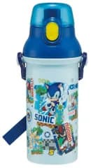 スケーター(Skater) 水筒 子供用 直飲み 480ml プラスチック ワンタッチ 食洗機対応 日本製 ソニック 男の子 PSB5SANAG-A