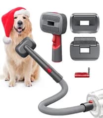 ダイソン V7 用 ペットグルーミングキット Dyson V7 V8 V10 V11 V15 シリーズ 対応 掃除機用交換部品 延長ホース トリガー アタッチメント ペットグルーミングブラシ ペット用 痛くない ヒーリングブラシ スリッカーブラシ 猫・犬兼用i