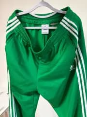 XL アディダス アディカラー クラシック ファイヤーバード トラック パンツ グリーン