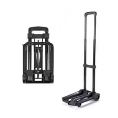 GOODCHI キャリーカート 折りたたみ式 台車 小型 軽量 超コンパクト 耐荷重50kg 固定ロープ付き 買い物 家庭用 キャリーワゴン ミニ (2?)