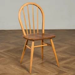 椅子・ソファ イギリス エルム アーコール ERCOL ヴィンテージ 4本 スポーク フープバックチェア ercol 椅子 ダイニングチェア 曲木椅子 材 天然木 英国 シンプル #99247