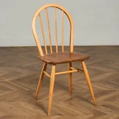 椅子・ソファ イギリス エルム アーコール ERCOL ヴィンテージ 4本 スポーク フープバックチェア ercol 椅子 ダイニングチェア 曲木椅子 材 天然木 英国 シンプル #99248