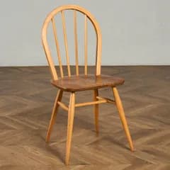 椅子・ソファ イギリス エルム アーコール ERCOL ヴィンテージ 4本 スポーク フープバックチェア ercol 椅子 ダイニングチェア 曲木椅子 材 天然木 英国 シンプル #99246