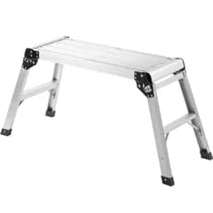 イーサプライ アルミ足場台 洗車台 2段 高さ50cm 耐荷重150kg 天板76cm×30cm 軽量3.6kg 折りたたみ DIY/掃除/洗車/屋外作業に最適 シルバー EEX-KYA20pms ffb27aaa